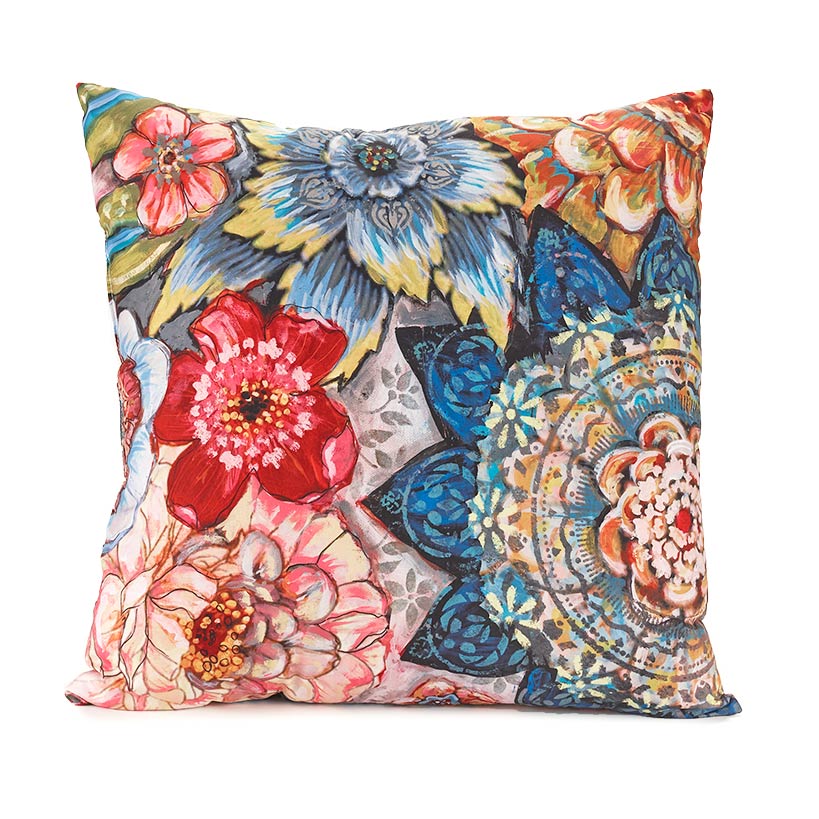 Floral Blossoms Accent Pillows Set of 3