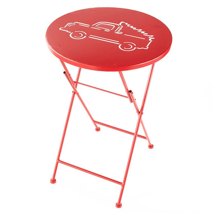 Fall-Inspired Foldable Metal Icon Tables