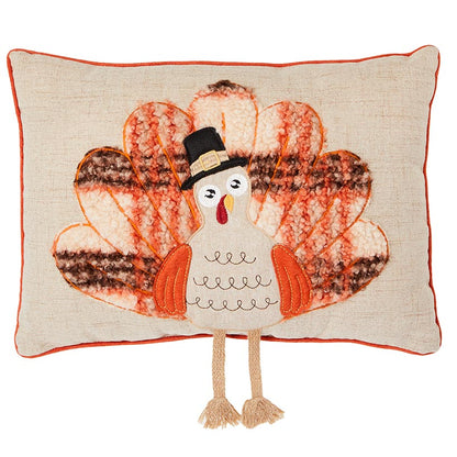 Autumn Plaid Accent Pillow
