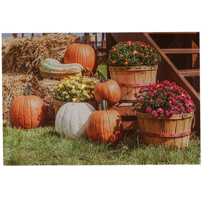 Lighted Harvest Canvas Wall Art