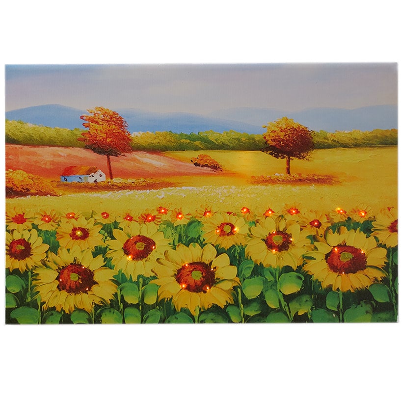 Lighted Harvest Canvas Wall Art