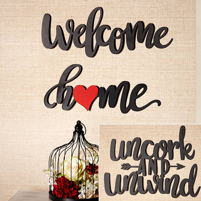 Metal Wall Words
