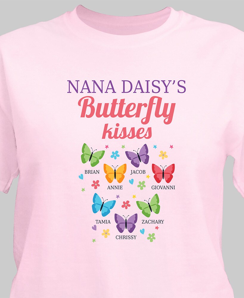 Personalized Butterfly Kisses Collection#select-item_4x-t-shirt