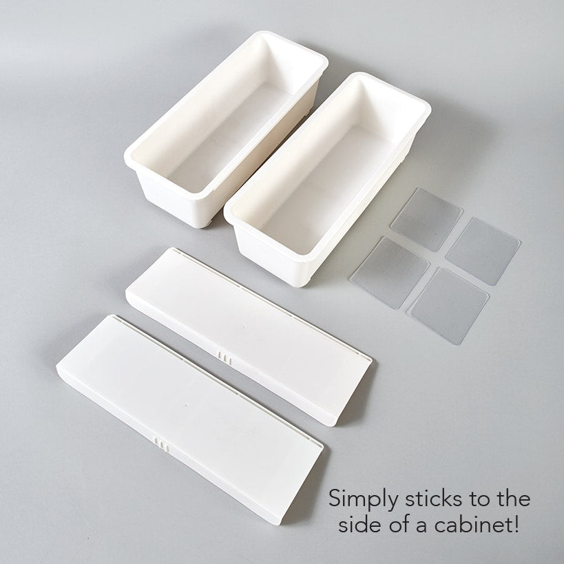 Set of 2 Stick & Slide Organizers