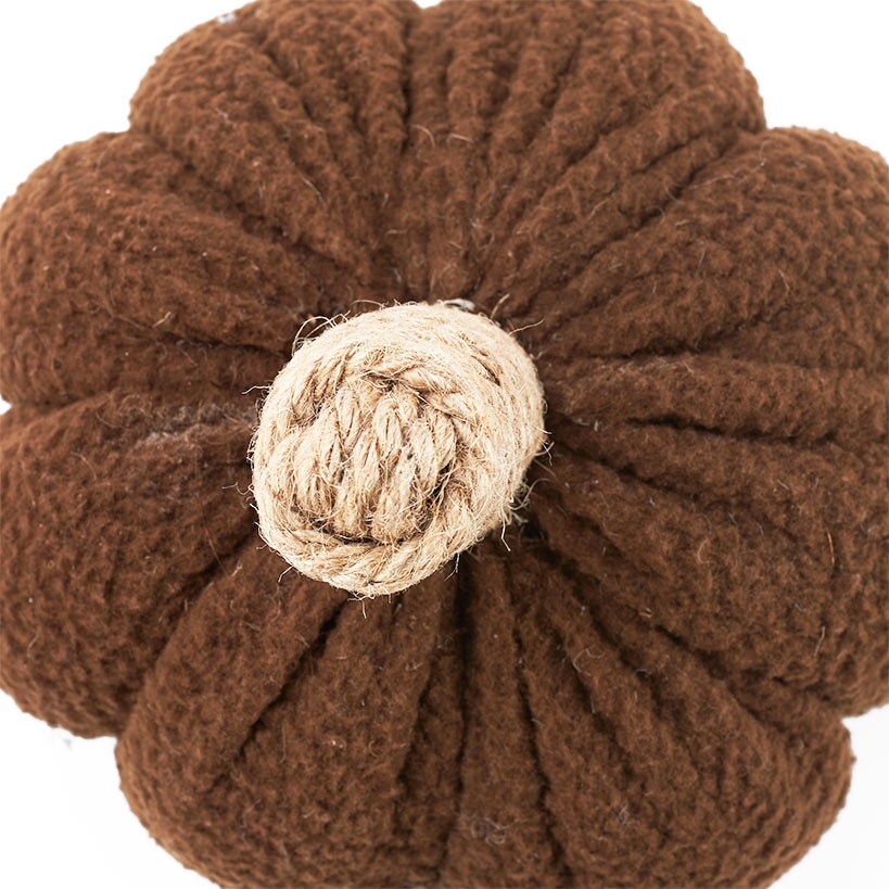 Sherpa Pumpkin-Shaped or Embroidered Autumn Accent Pillow#select-item_small-pumpkin