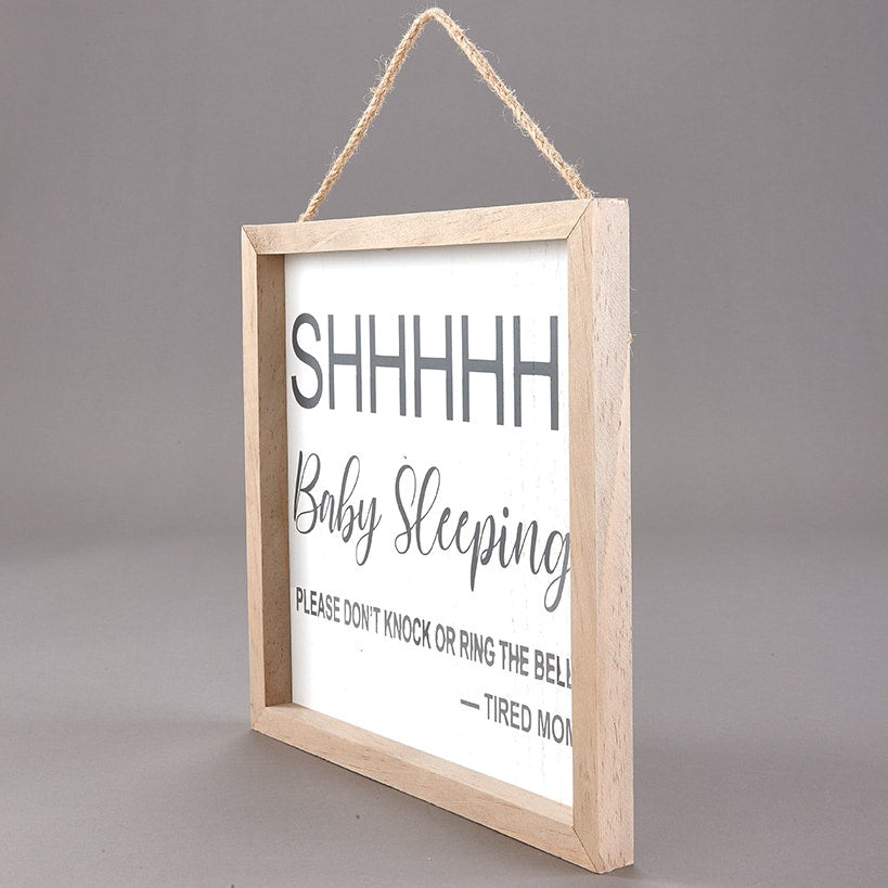 Baby Nursery Decor#select-item_"shh!-baby-sleeping"-sign