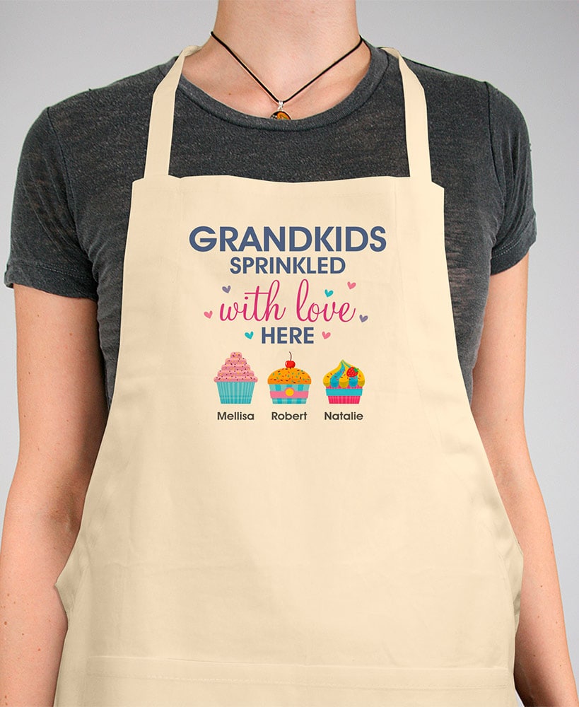 Personalized Grandkids Sprinkled with Love Kitchen Collection#select-item_apron