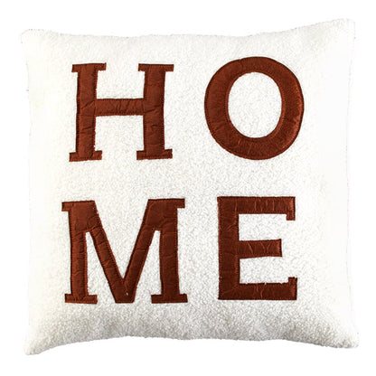 Sherpa Decorative Pillow with Sentiment
