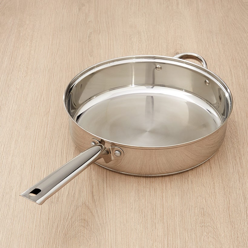 12" Stainless Steel Sauté Pan