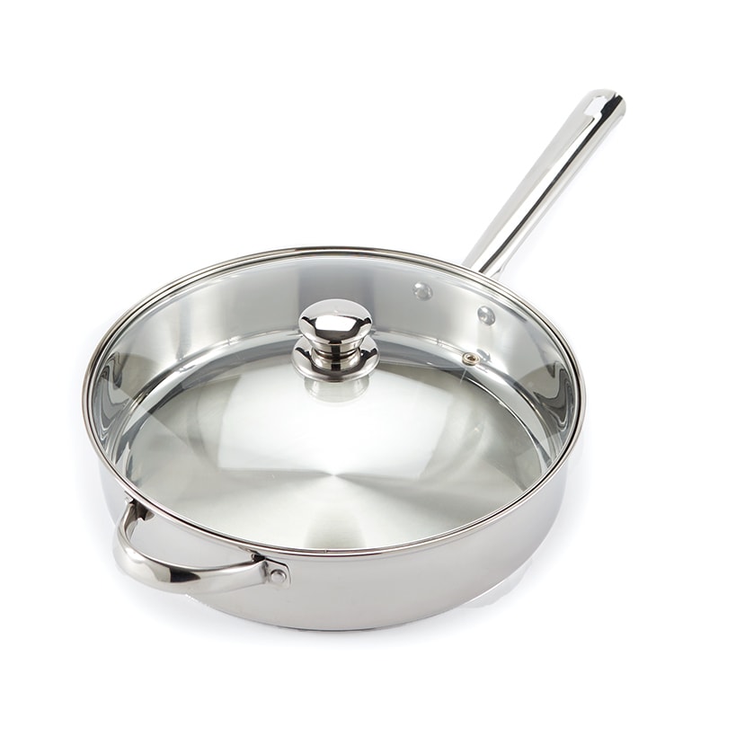 12" Stainless Steel Sauté Pan