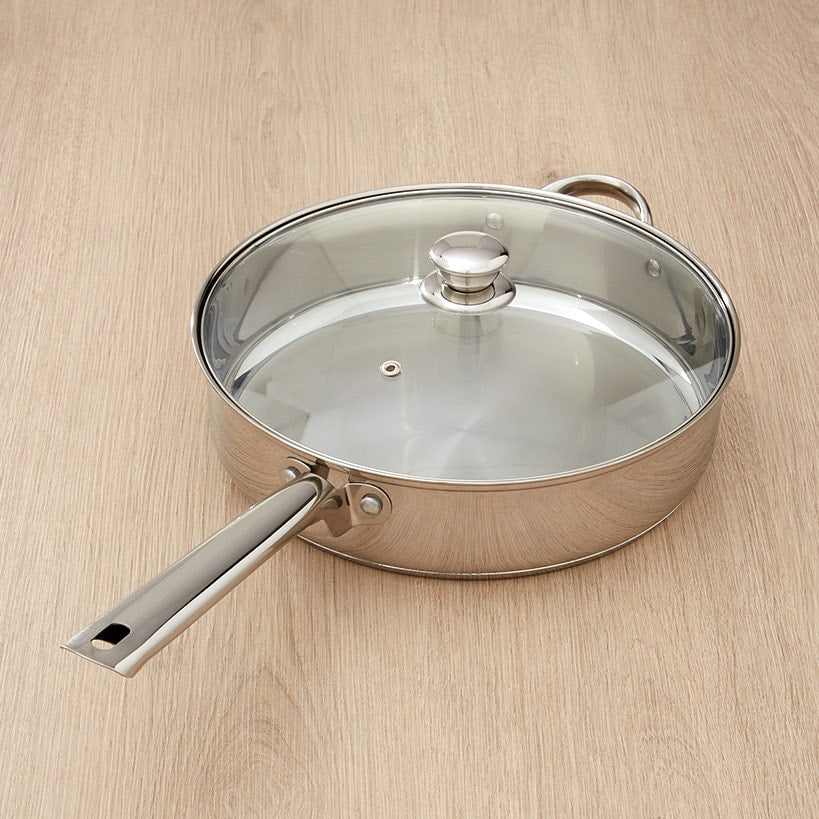 12" Stainless Steel Sauté Pan