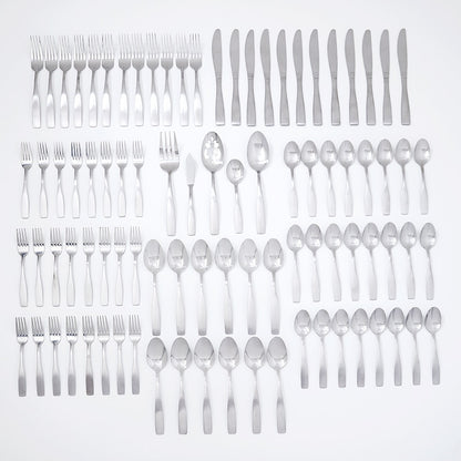Cambridge 89-Pc. Flatware Set
