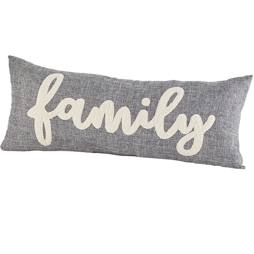 Burlap Appliqué Accent Pillows
