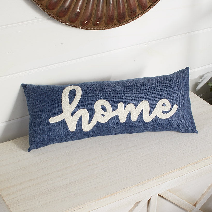 Burlap Appliqué Accent Pillows