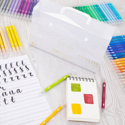 Violet Studio Set of 100 Dual-Tip Markers