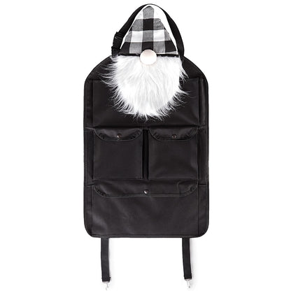 Gnome Back Seat Organizer-Adjustable Straps and Multiple Pockets