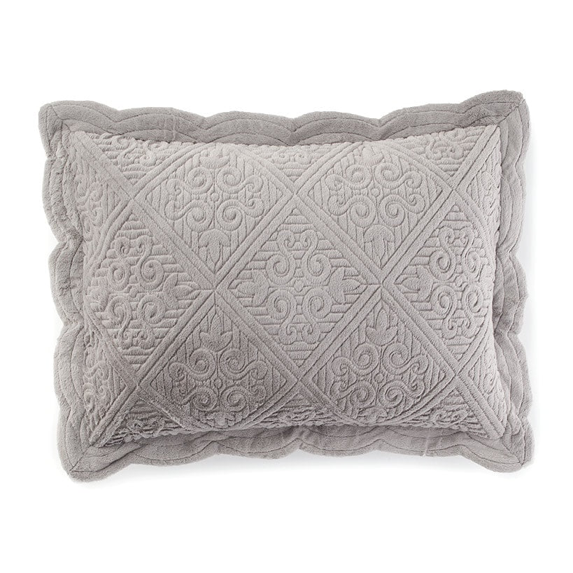 Plush Matelasse Pillow or Sham