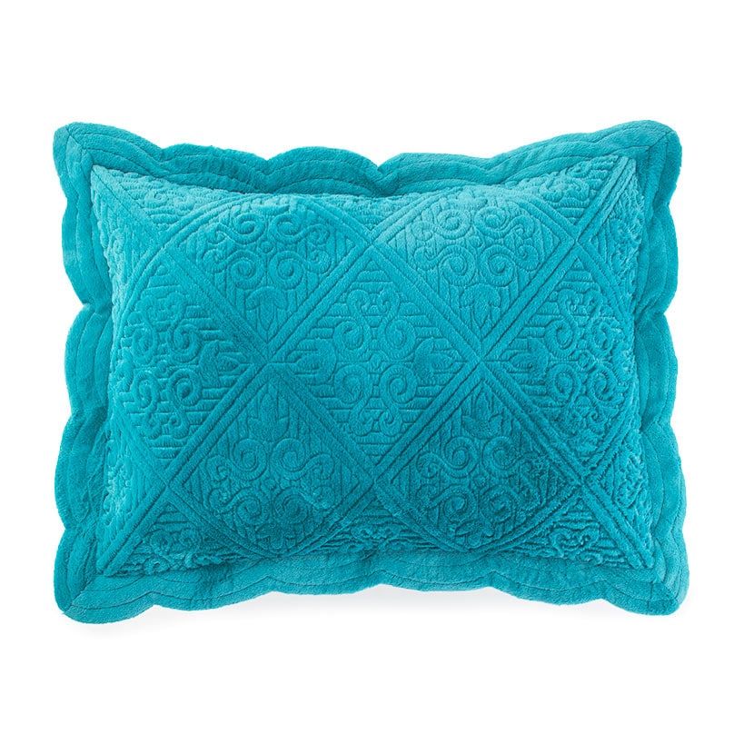 Plush Matelasse Pillow or Sham