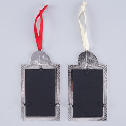 Set of 2 Gift Card Frame Ornaments