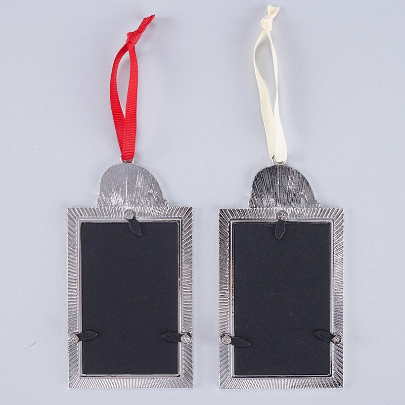 Set of 2 Gift Card Frame Ornaments