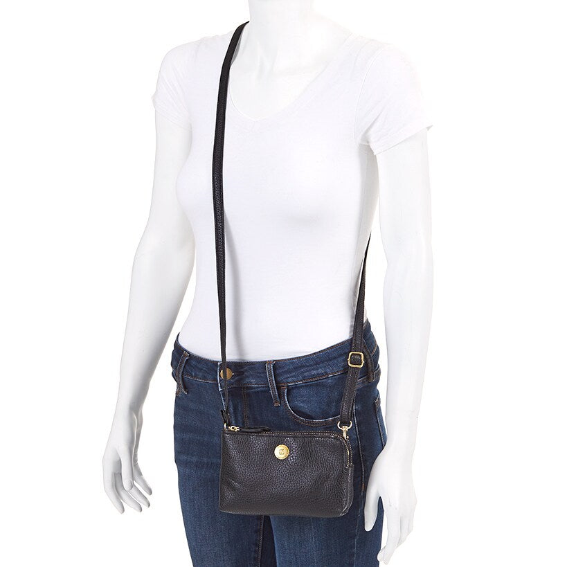 Stone Mountain Mini Leather Crossbody Bags