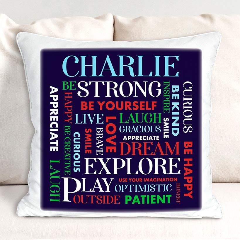 Personalized Kids' Inspirational Sherpa Throws or Pillows