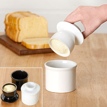 Stoneware Butter Keepers