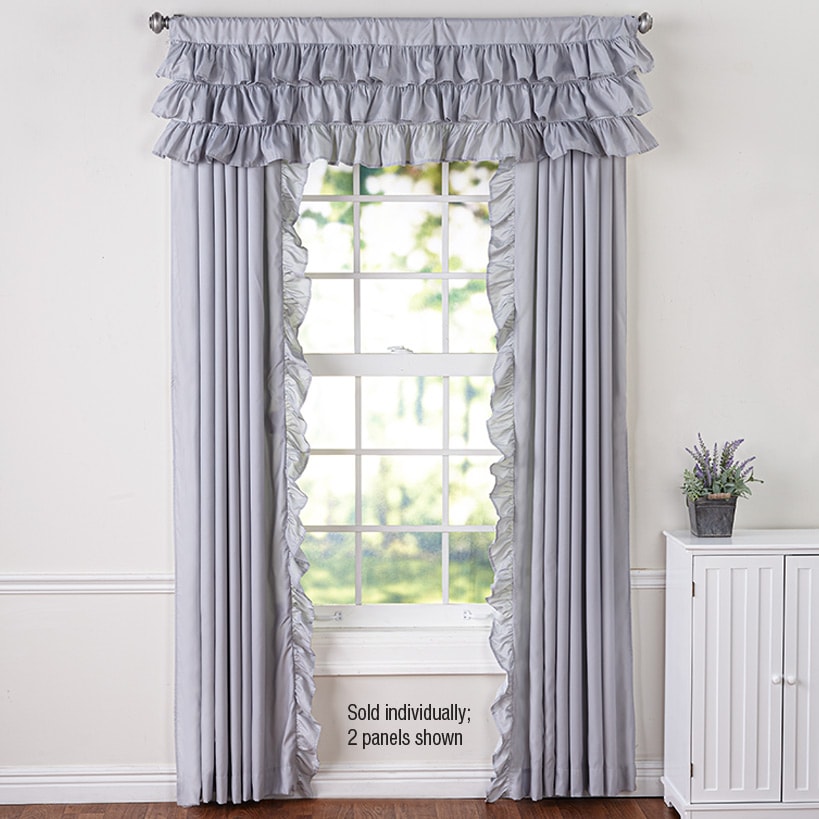 Ruffled Window Curtain