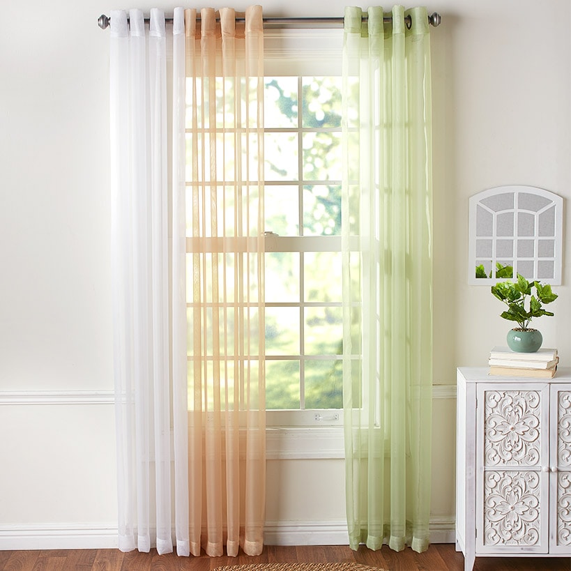 Sheer Grommet Window Panel
