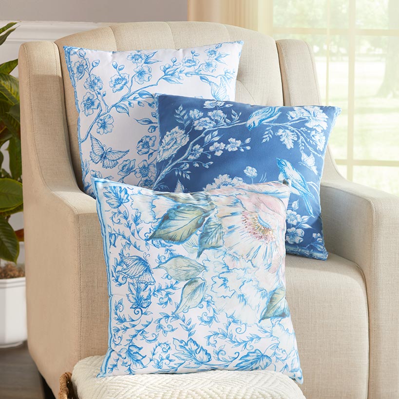 Chinoiserie Accent Pillow