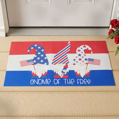 Patriotic Gnomes Doormat