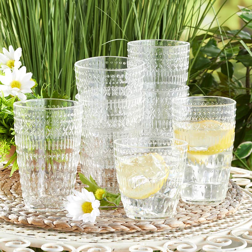 Acrylic Old-Fashioned Tumblers – Set of 4