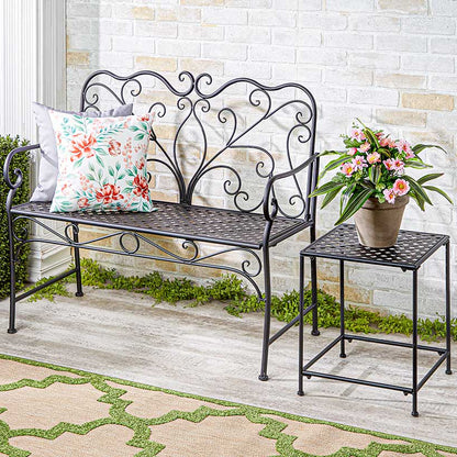 Metal Scrolled Table or Bench