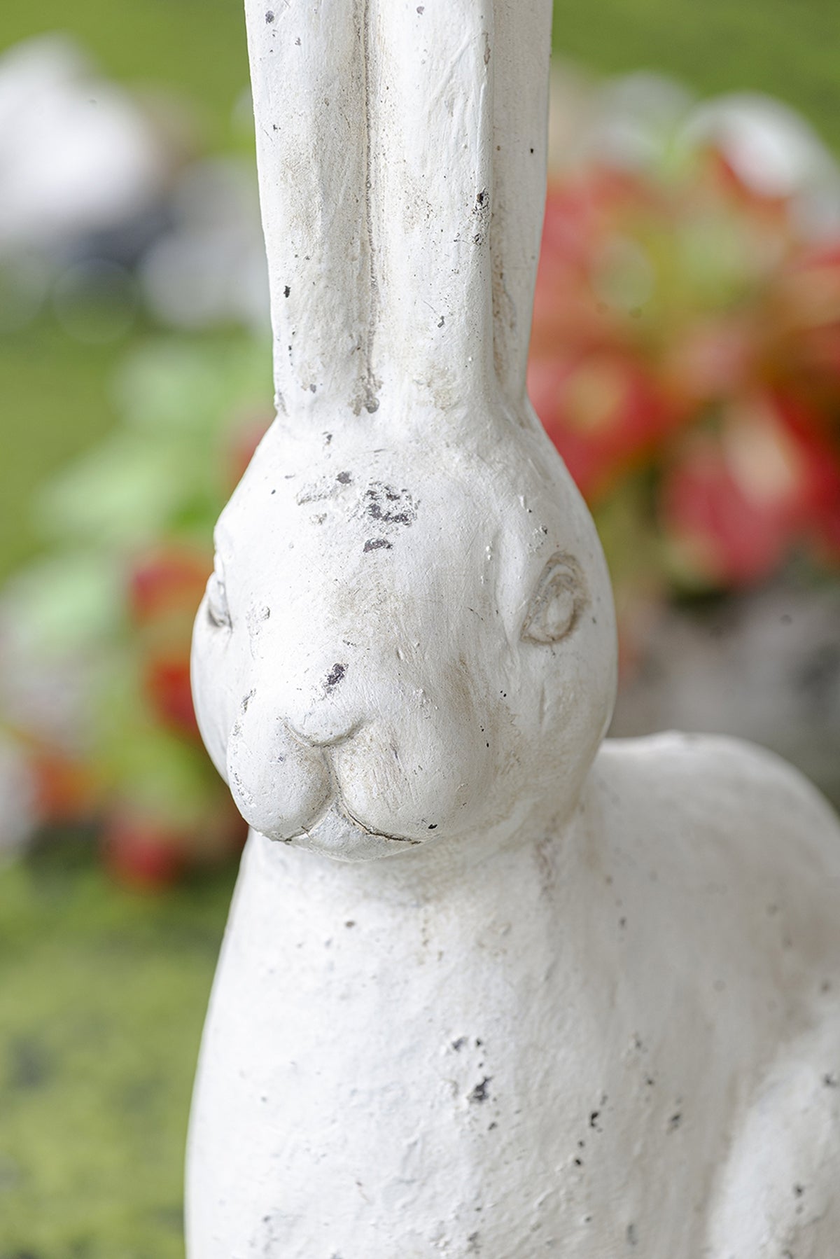 8.3x5.1x18.5" White Rustic Rabbit Figurine, Small - image 6