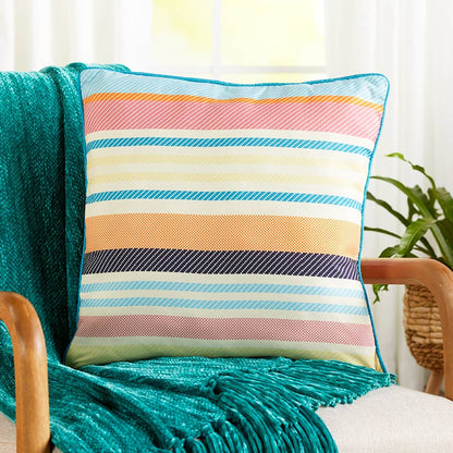 Summer Stripe Sham or Accent Pillow