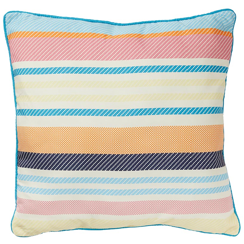 Summer Stripe Sham or Accent Pillow