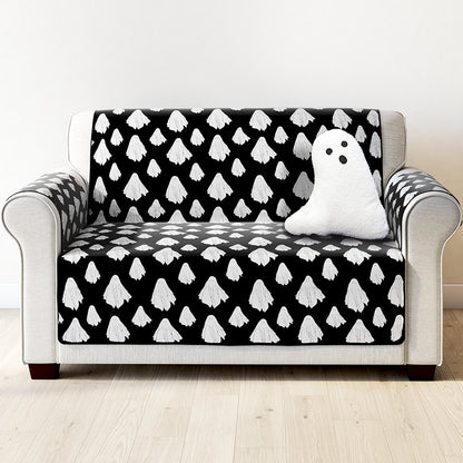 Halloween Ghost or Dia de Los Muertos Shaped Decorative Pillow