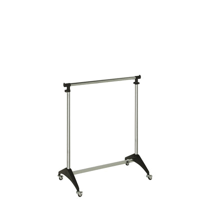 Adjustable Chrome Rolling Garment Rack
