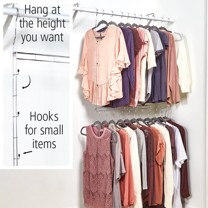 Adjustable Closet Doubler