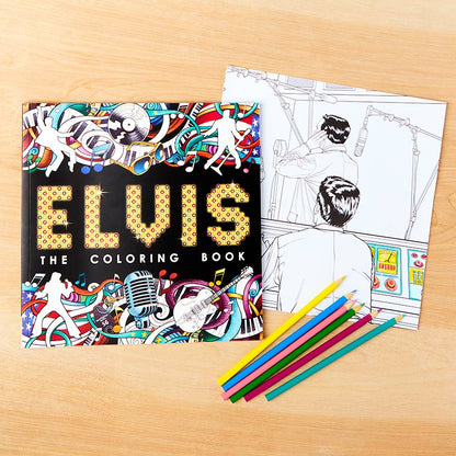 The Beatles or Elvis Adult Coloring Book Relaxation Stress Relief