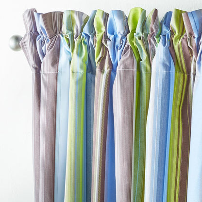 Aidan Striped Window Valance or Accent Pillow