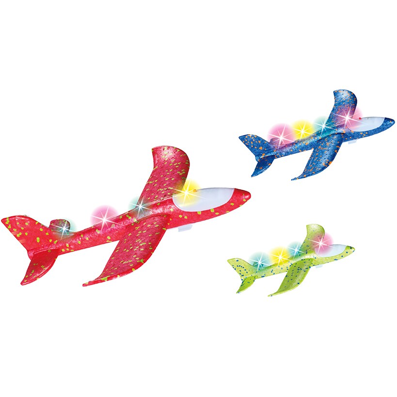 Air Hero™ Airplane Toy Launcher Set with 3 Flying LED Planes for Kids