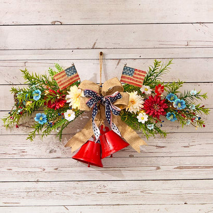Americana Floral Swag Garland Collection