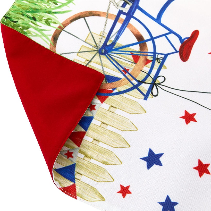 Americana Bicycle Set of 4 Placemats or Table Runner#select-item_table-runner