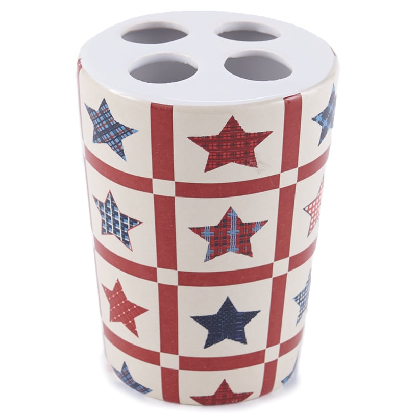 Americana Plaid Star Bath Collection