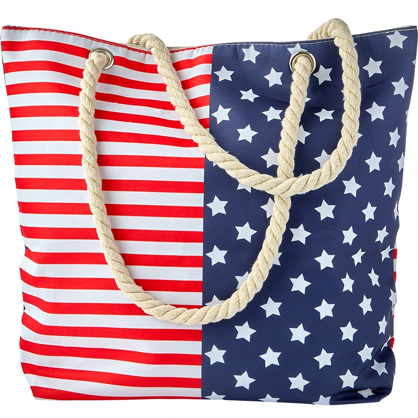 Americana Printed Tote Bag