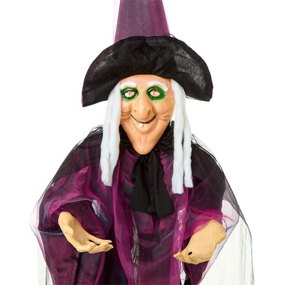 Motion-Sensor Lighted Witch