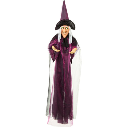 Motion-Sensor Lighted Witch
