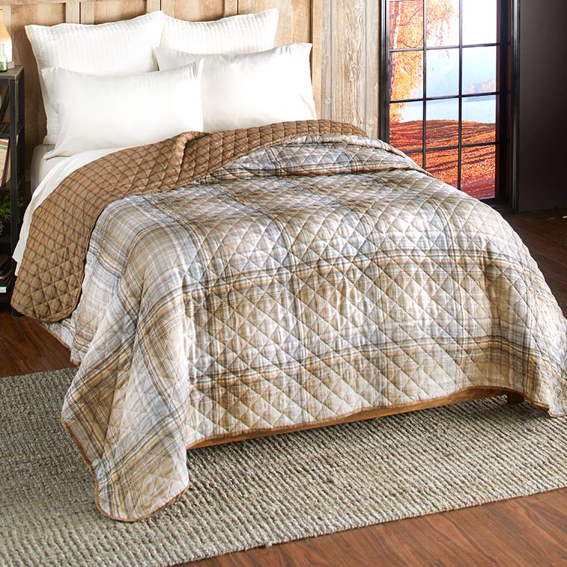 Aspen Plaid Quilted Sham