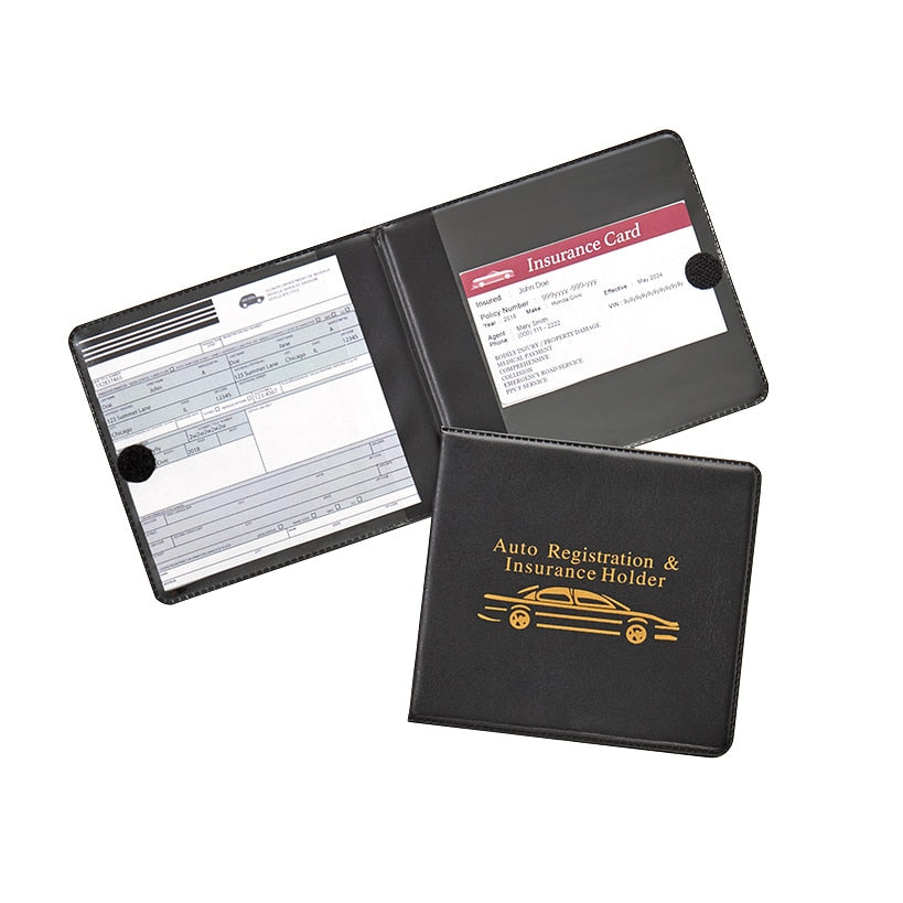 Auto Registration and Insurance Card Holder Set of 2